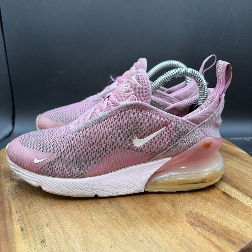 Nike Kids Air Max 270 React Pink/White Low-Top Sneakers